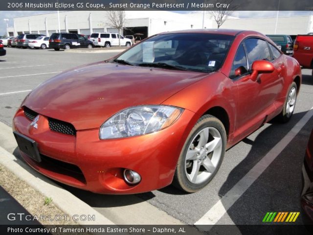 2006 Mitsubishi Eclipse GS Coupe in Sunset Orange Pearlescent