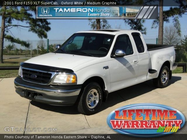 2001 Ford F150 XLT SuperCab in Oxford White