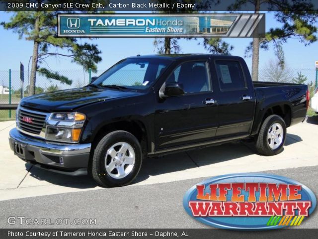 2009 GMC Canyon SLE Crew Cab in Carbon Black Metallic