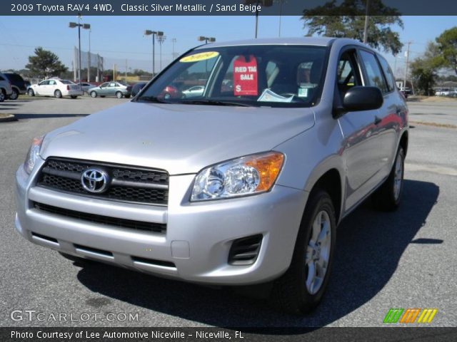 2009 Toyota RAV4 4WD in Classic Silver Metallic