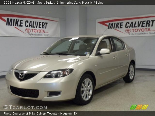 2008 Mazda MAZDA3 i Sport Sedan in Shimmering Sand Metallic