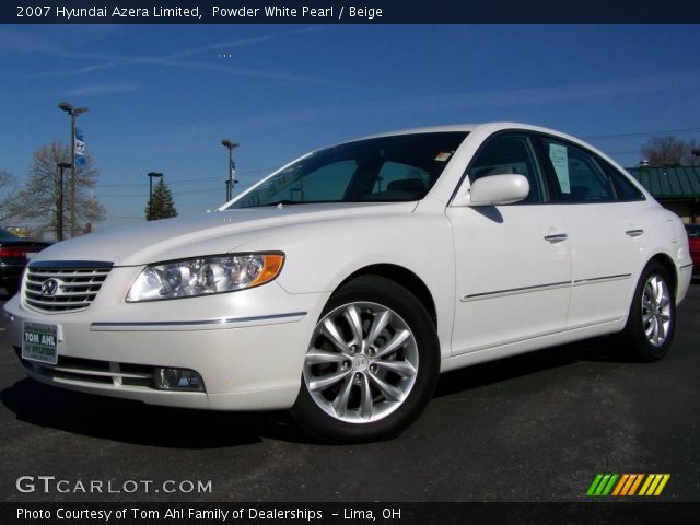 2007 Hyundai Azera Limited in Powder White Pearl