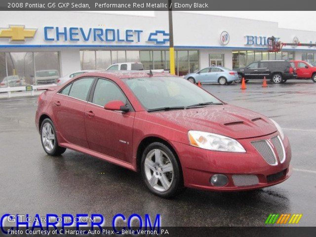 2008 Pontiac G6 GXP Sedan in Performance Red Metallic