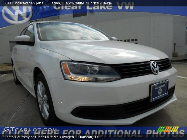 2011 Volkswagen Jetta SE Sedan in Candy White