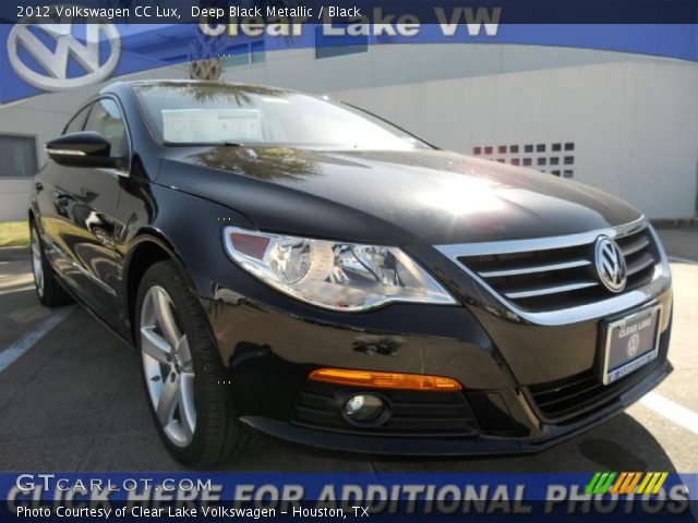 2012 Volkswagen CC Lux in Deep Black Metallic