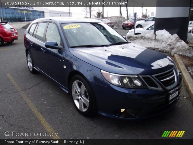 2009 Saab 9-3 2.0T SportCombi in Nocturne Blue Metallic