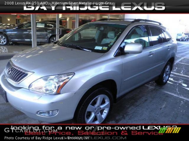 2008 Lexus RX 350 AWD in Millenium Silver Metallic