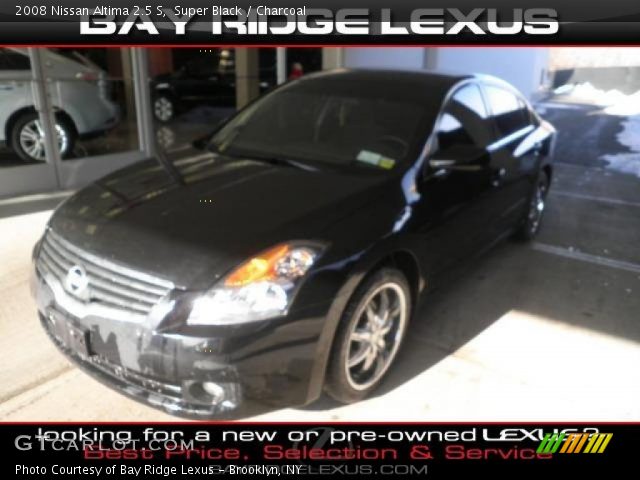 2008 Nissan Altima 2.5 S in Super Black