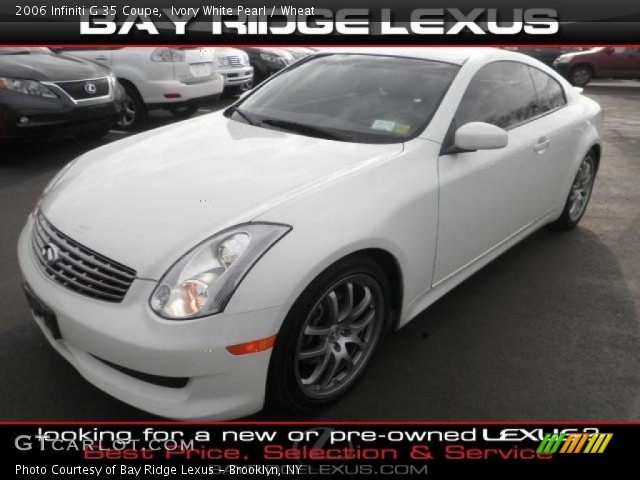 2006 Infiniti G 35 Coupe in Ivory White Pearl