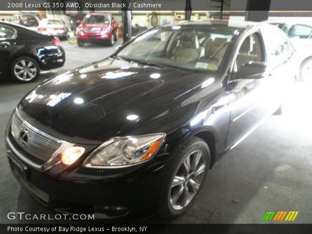 2008 Lexus GS 350 AWD in Obsidian Black