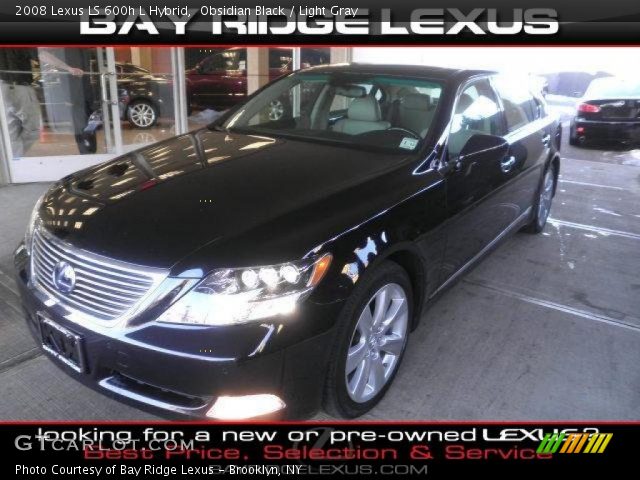 2008 Lexus LS 600h L Hybrid in Obsidian Black