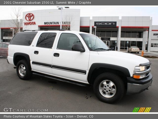 2001 Chevrolet Suburban 1500 LS in Summit White