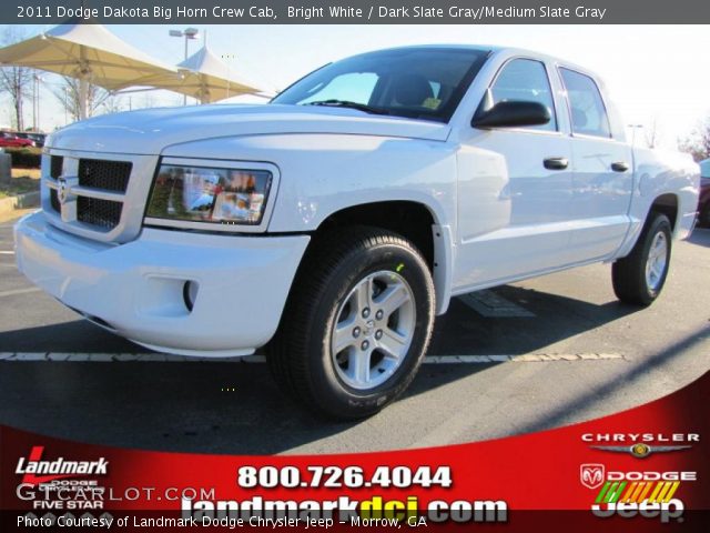 2011 Dodge Dakota Big Horn Crew Cab in Bright White