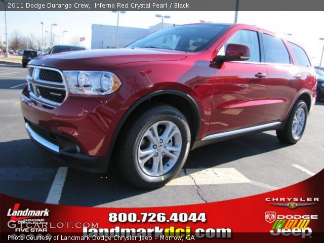 2011 Dodge Durango Crew in Inferno Red Crystal Pearl