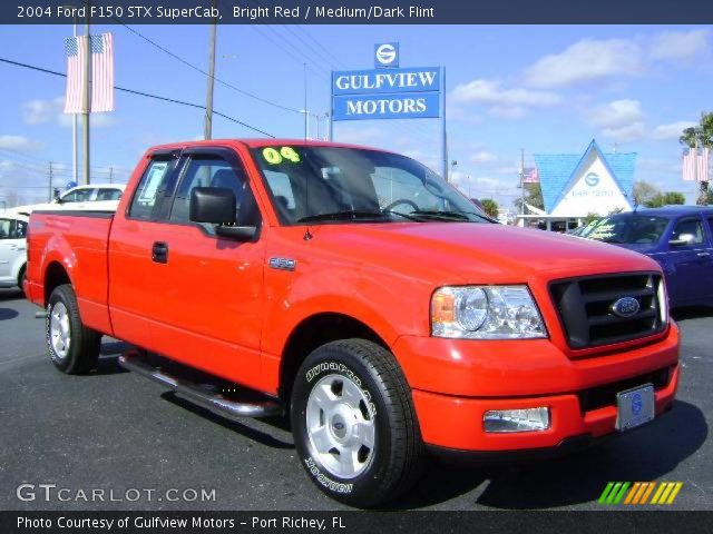 2004 Ford F150 STX SuperCab in Bright Red