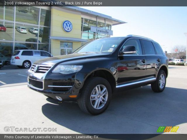 2008 Volkswagen Touareg 2 VR6 in Black Uni
