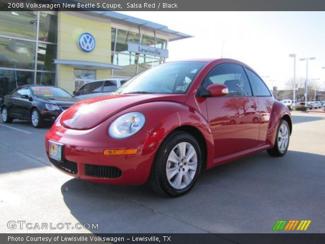 2008 Volkswagen New Beetle S Coupe in Salsa Red