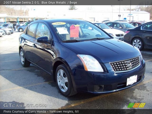 2007 Nissan Sentra 2.0 S in Blue Onyx Metallic