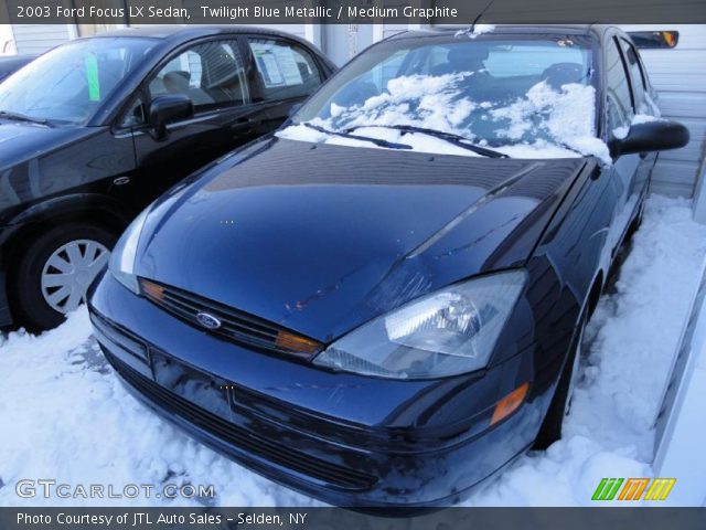 2003 Ford Focus LX Sedan in Twilight Blue Metallic