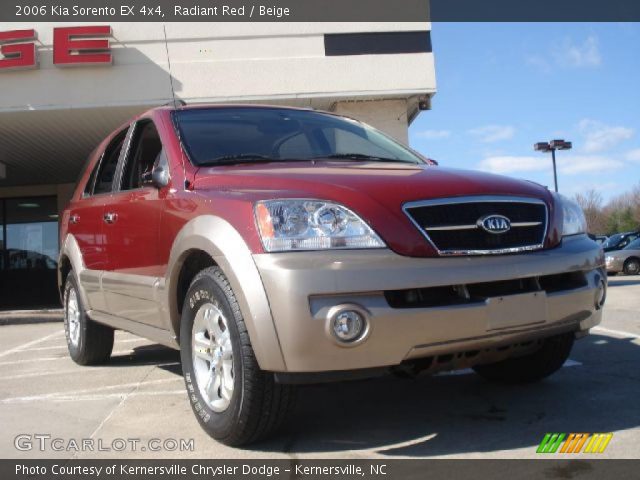 2006 Kia Sorento EX 4x4 in Radiant Red