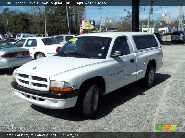2000 Dodge Dakota Sport Regular Cab in Bright White