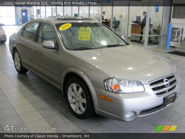 2002 Nissan Maxima GLE in Sterling Mist Metallic