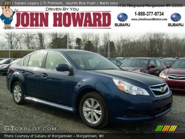 2011 Subaru Legacy 2.5i Premium in Azurite Blue Pearl
