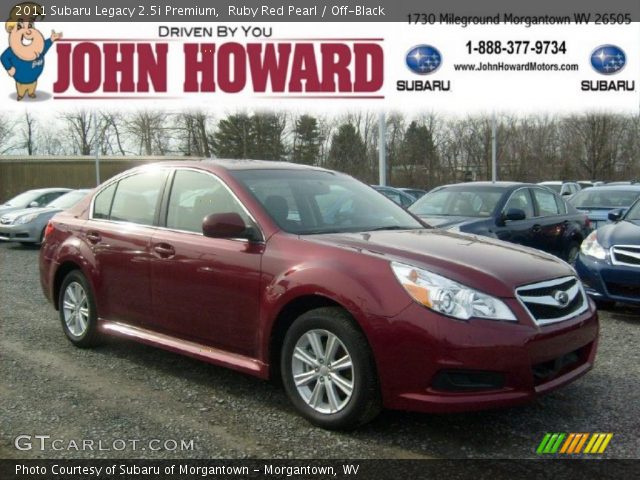 2011 Subaru Legacy 2.5i Premium in Ruby Red Pearl