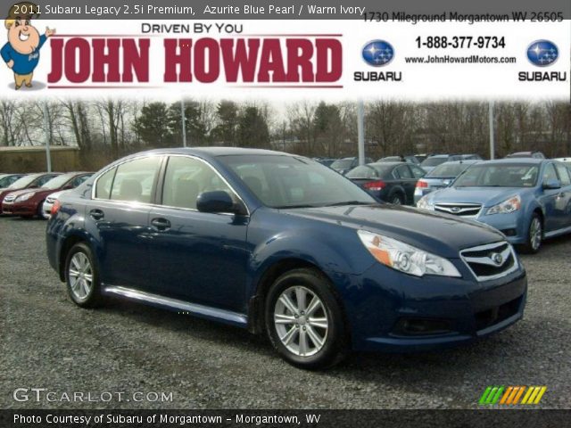 2011 Subaru Legacy 2.5i Premium in Azurite Blue Pearl