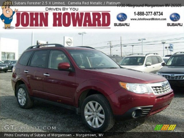 2011 Subaru Forester 2.5 X Limited in Camelia Red Metallic