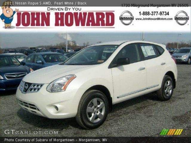 2011 Nissan Rogue S AWD in Pearl White