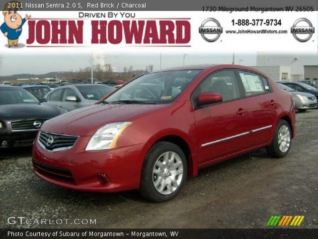 2011 Nissan Sentra 2.0 S in Red Brick