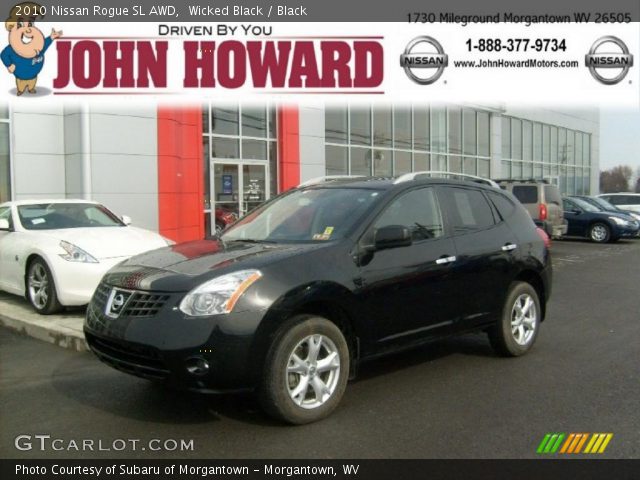 2010 Nissan Rogue SL AWD in Wicked Black