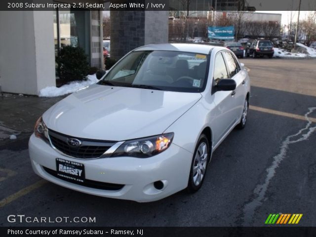 2008 Subaru Impreza 2.5i Sedan in Aspen White