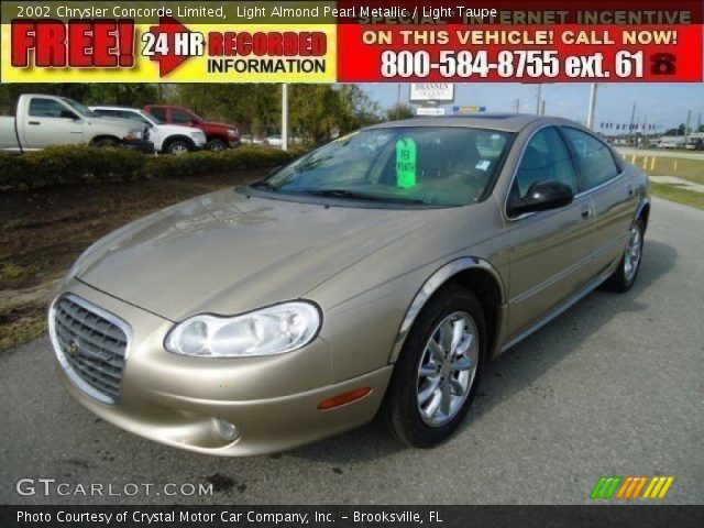 2002 Chrysler Concorde Limited in Light Almond Pearl Metallic