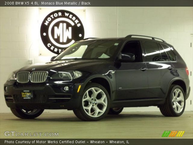 2008 BMW X5 4.8i in Monaco Blue Metallic