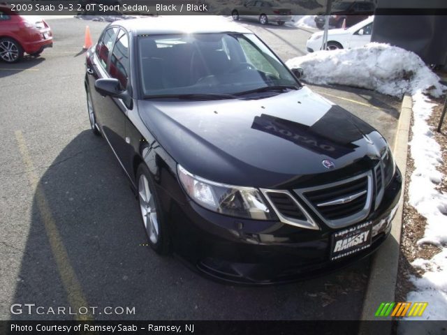 2009 Saab 9-3 2.0T Sport Sedan in Black