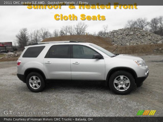 2011 GMC Acadia SLE AWD in Quicksilver Metallic