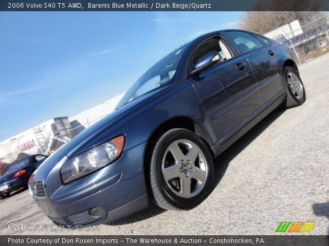 2006 Volvo S40 T5 AWD in Barents Blue Metallic