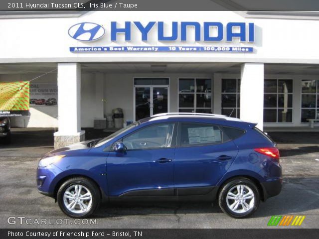 2011 Hyundai Tucson GLS in Iris Blue