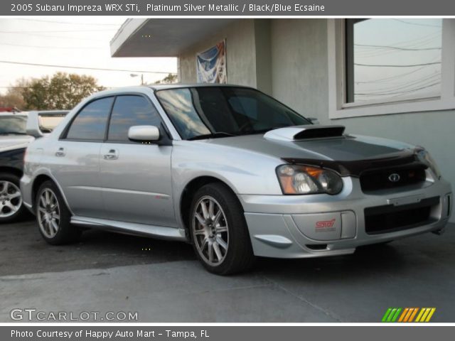 2005 Subaru Impreza WRX STi in Platinum Silver Metallic