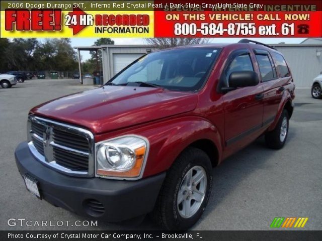 2006 Dodge Durango SXT in Inferno Red Crystal Pearl