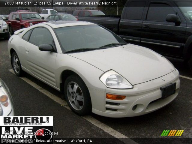 2003 Mitsubishi Eclipse GS Coupe in Dover White Pearl