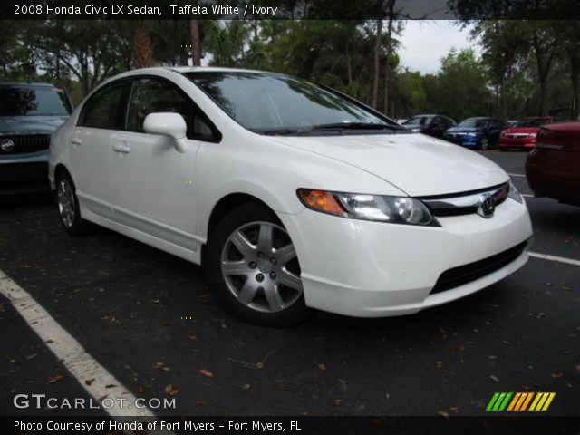 2008 Honda Civic LX Sedan in Taffeta White