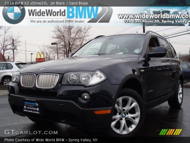 2010 BMW X3 xDrive30i in Jet Black