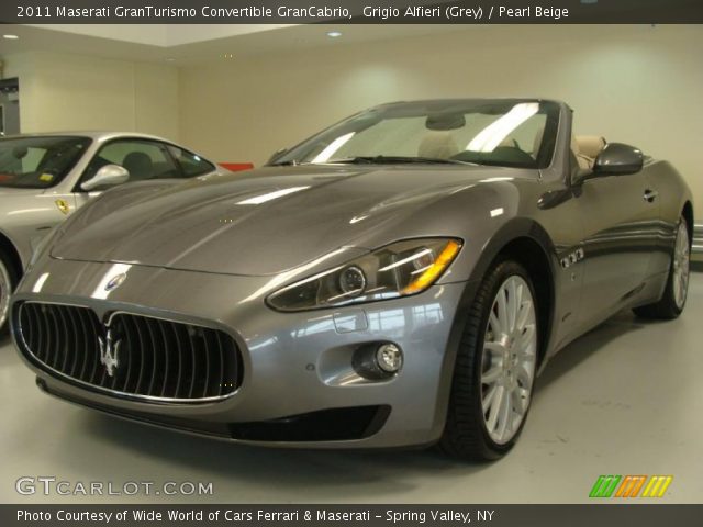 Grigio Alfieri Grey 2011 Maserati GranTurismo Convertible GranCabrio with