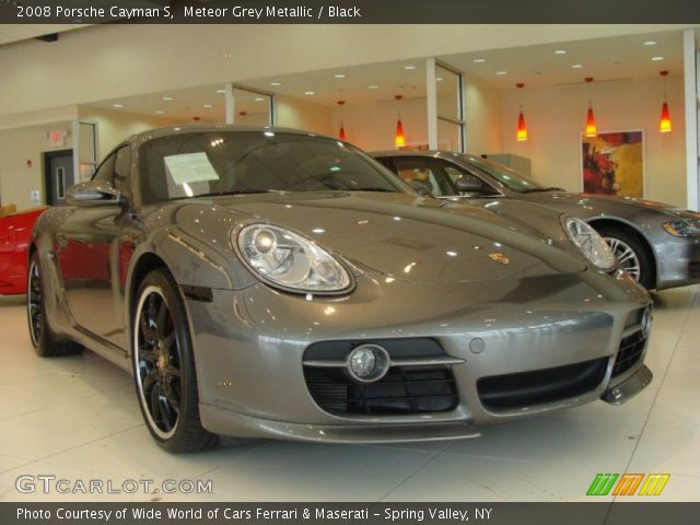 2008 Porsche Cayman S in Meteor Grey Metallic