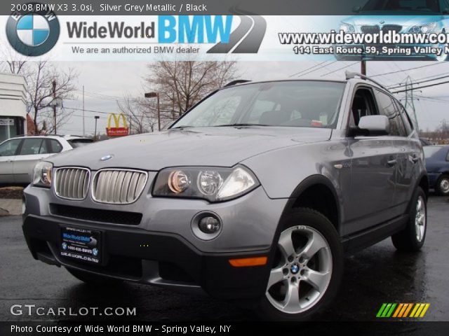 2008 BMW X3 3.0si in Silver Grey Metallic