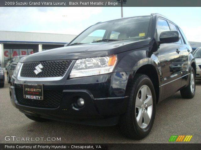 2009 Suzuki Grand Vitara Luxury in Black Pearl Metallic