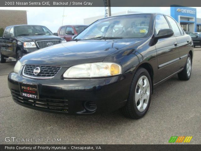 2003 Nissan Sentra GXE in Blackout